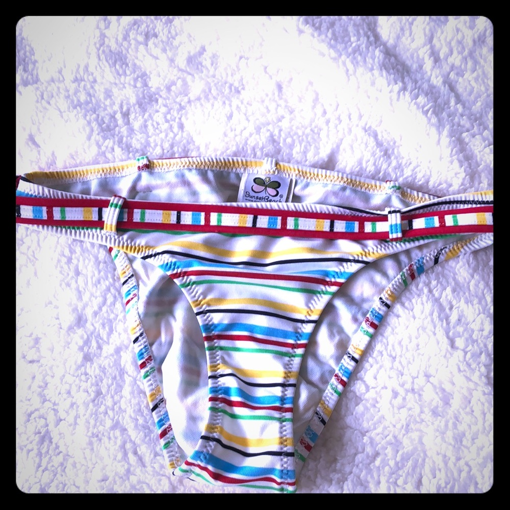 Sunset beach bikini bottom